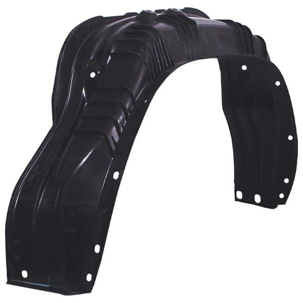 Plastic wheel housing